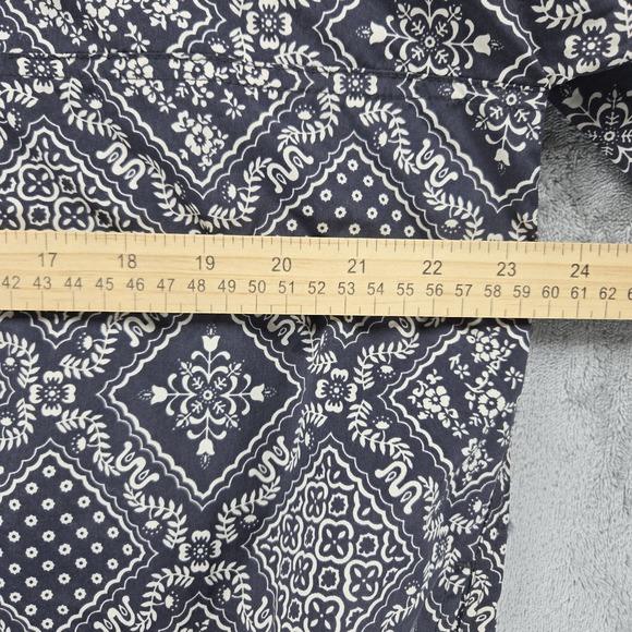 Reyn Spooner Lahaina Jacket Medium Black Bandana Print Lightweight Pullover - Picture 6 of 8